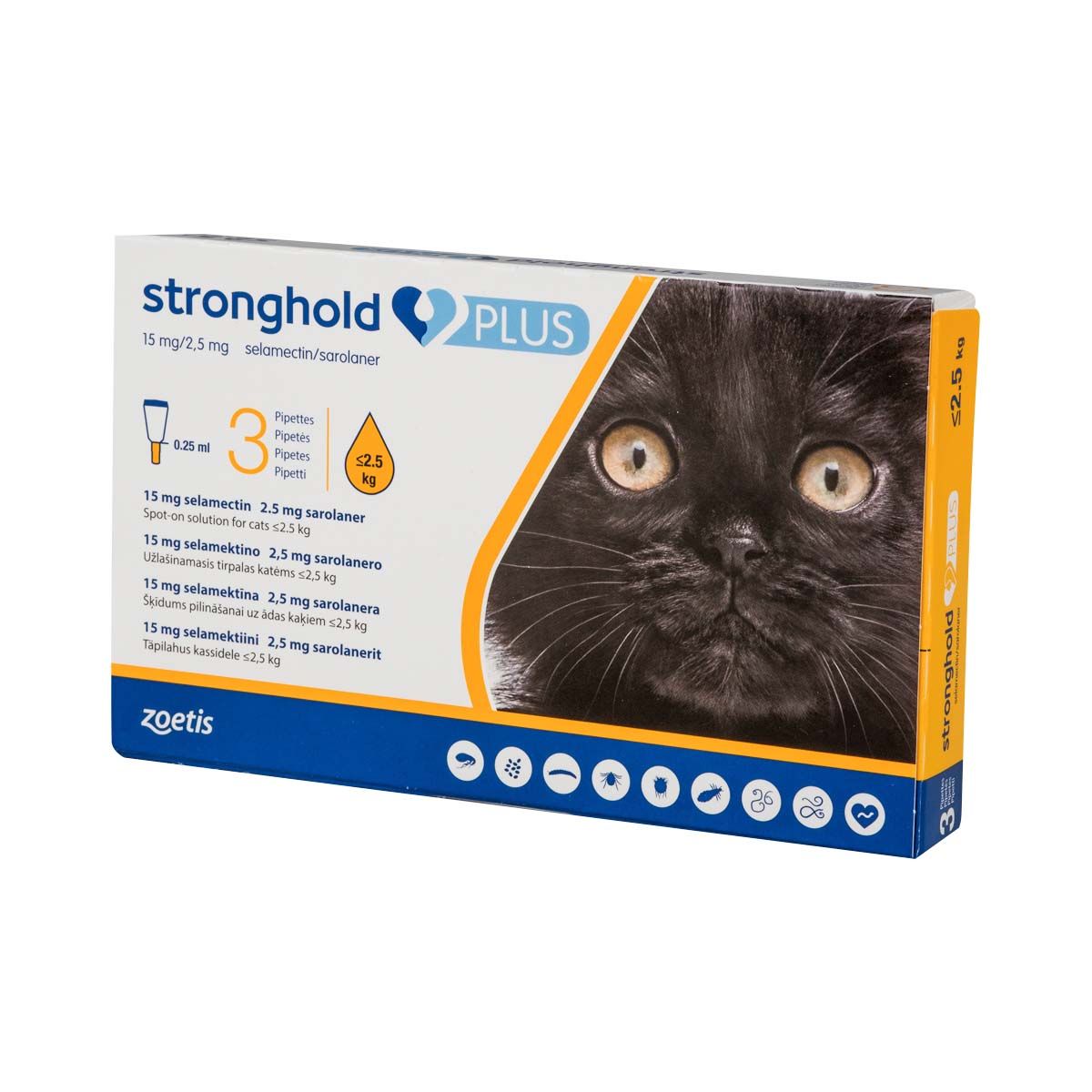 Stronghold Plus for Cats 2.8 5.5 lbs 6 tubes 66.00 Heartworm